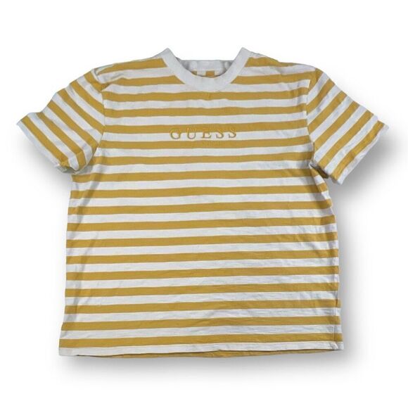 Guess Vintage Striped T Shirt Size Extra Large - Picture 1 of 6